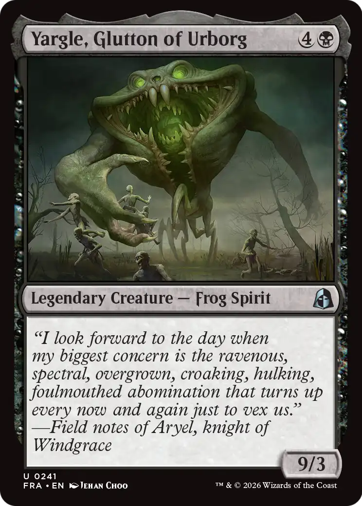 Yargle, Glutton of Urborg [Reality Fracture] | Gate City Games LLC