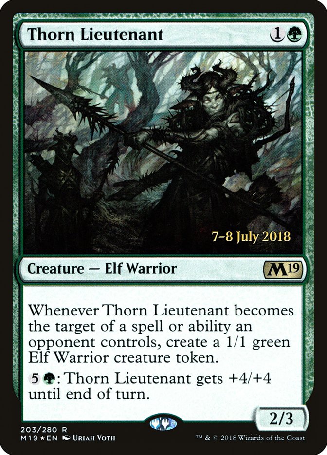 Thorn Lieutenant [Core Set 2019 Prerelease Promos] | Gate City Games LLC