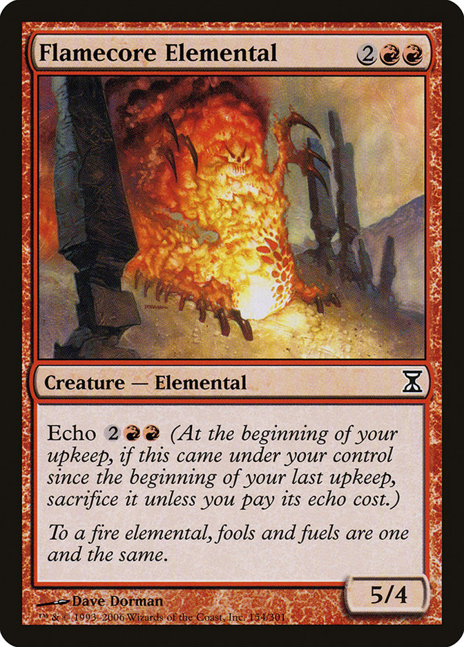 Flamecore Elemental [Time Spiral] | Gate City Games LLC