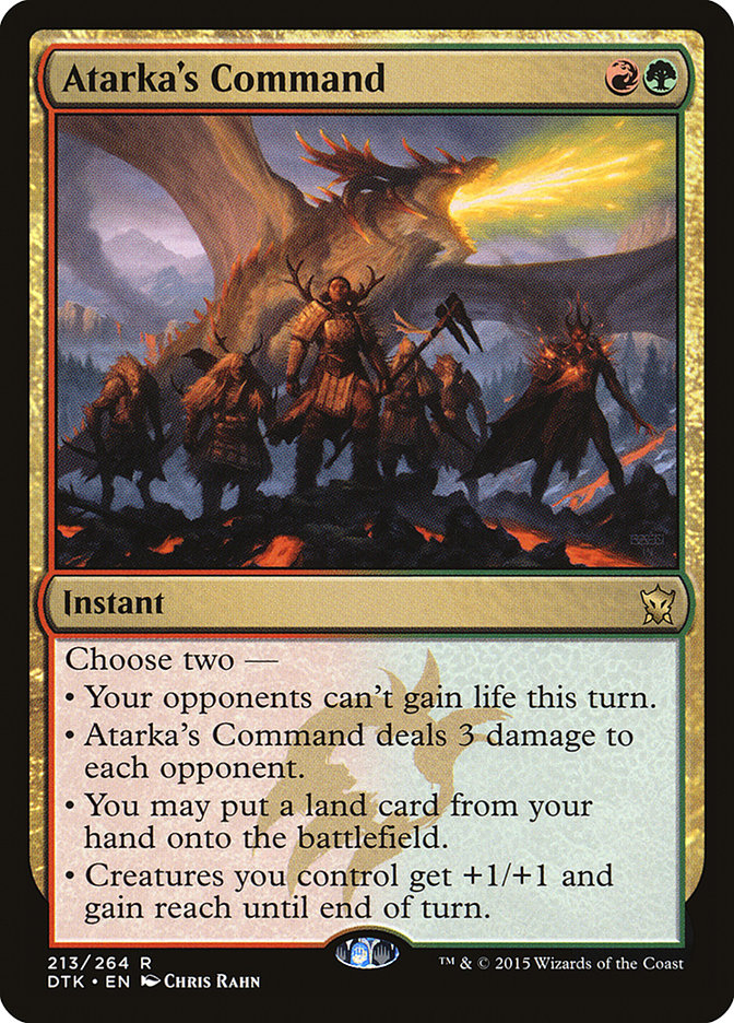 Atarka's Command [Dragons of Tarkir] | Gate City Games LLC