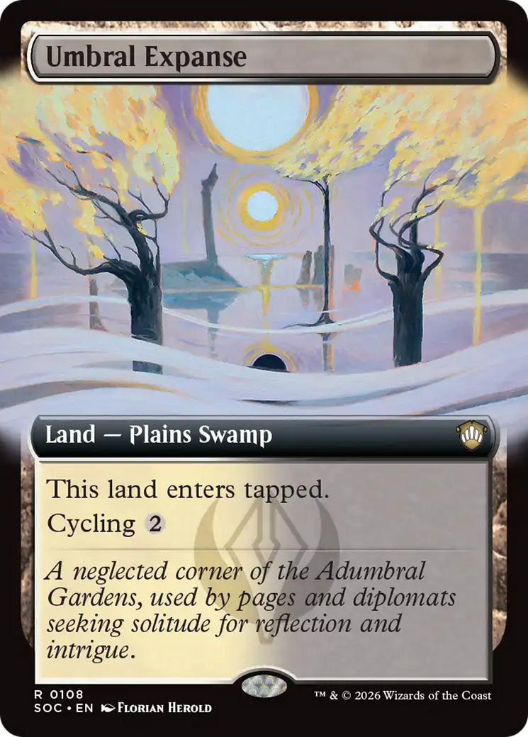 Umbral Expanse (Extended Art) [Secrets of Strixhaven Commander] | Gate City Games LLC