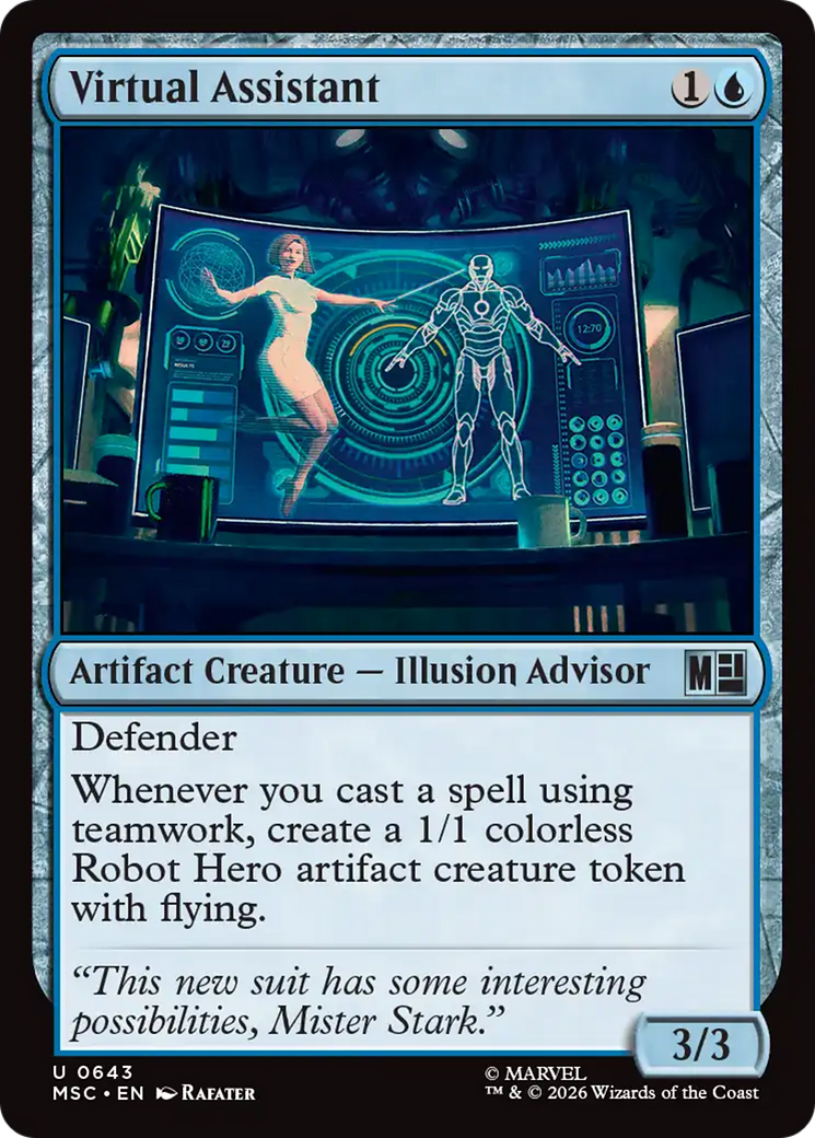 Virtual Assistant [Marvel Super Heroes Commander] | Gate City Games LLC
