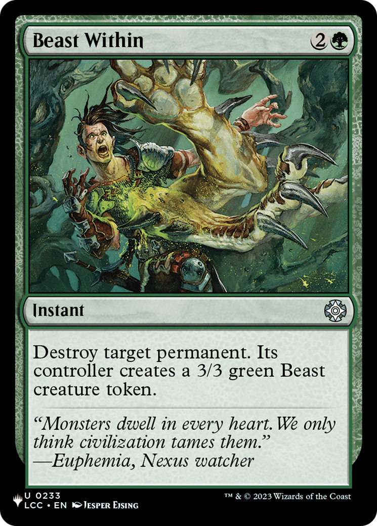 Beast Within (LCC) [The List] | Gate City Games LLC