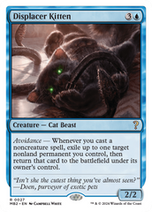 Displacer Kitten (White Border) [Mystery Booster 2] | Gate City Games LLC