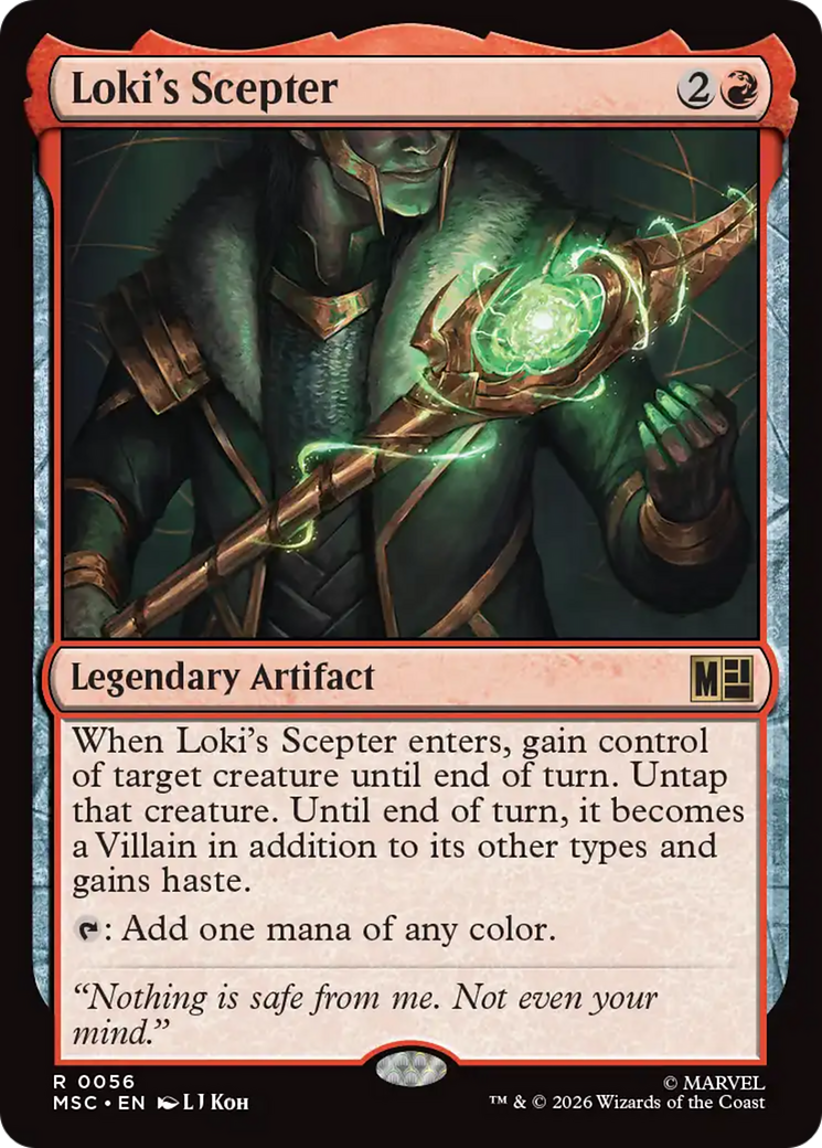 Loki's Scepter [Marvel Super Heroes Commander] | Gate City Games LLC