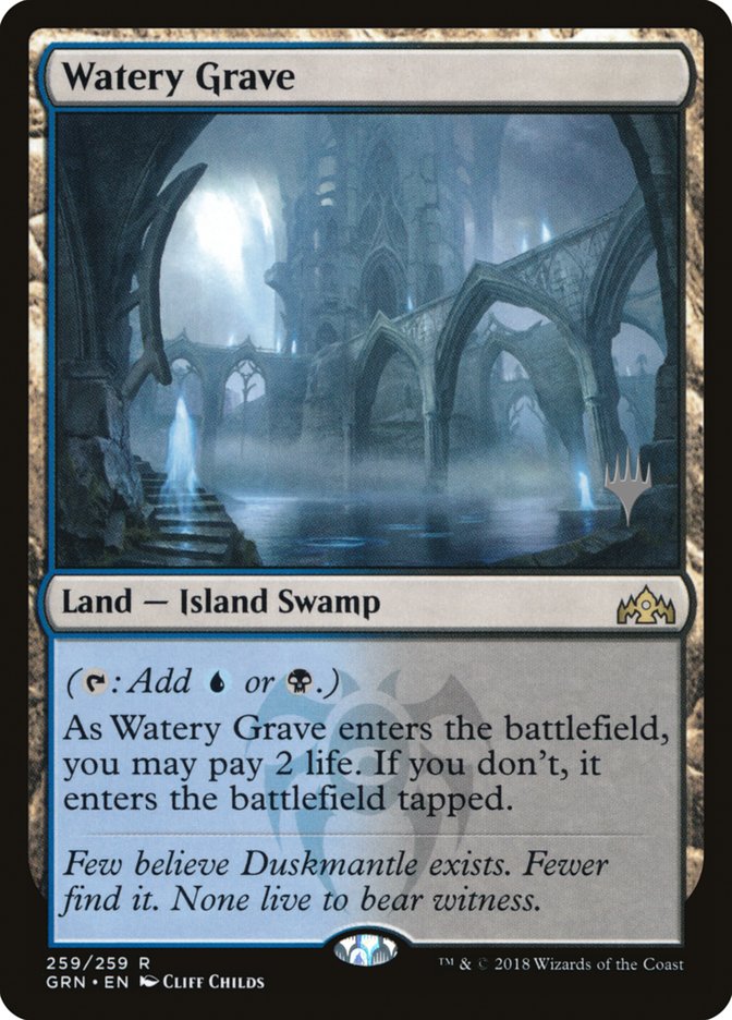 Watery Grave (Promo Pack) [Guilds of Ravnica Promos] | Gate City Games LLC
