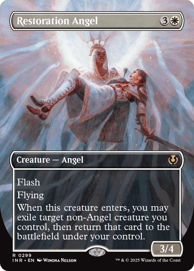Restoration Angel (Borderless) [Innistrad Remastered] | Gate City Games LLC