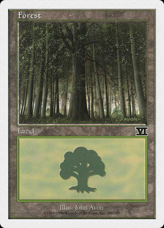 Forest (349) [Classic Sixth Edition] | Gate City Games LLC