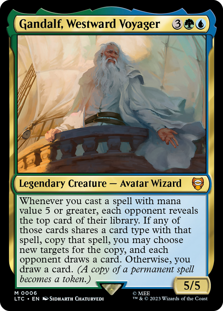 Gandalf, Westward Voyager [The Lord of the Rings: Tales of Middle-Earth Commander] | Gate City Games LLC