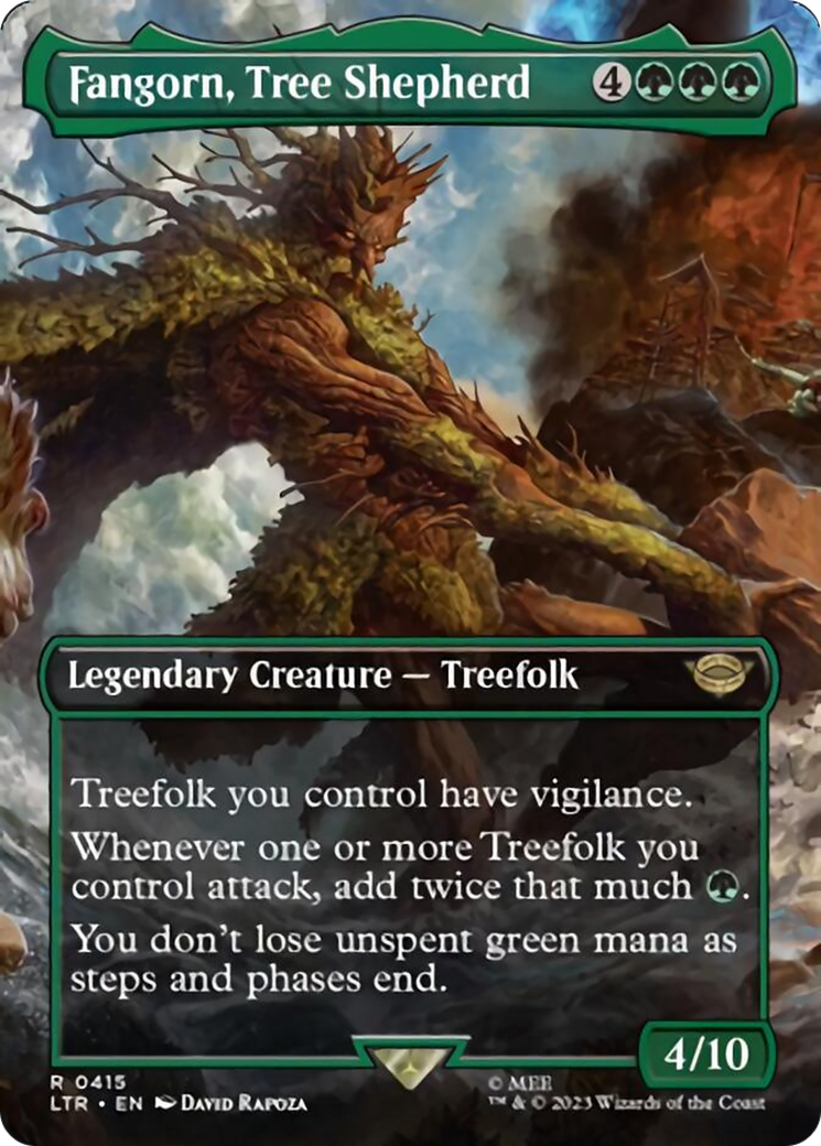 Fangorn, Tree Shepherd (Borderless Alternate Art) [The Lord of the Rings: Tales of Middle-Earth] | Gate City Games LLC