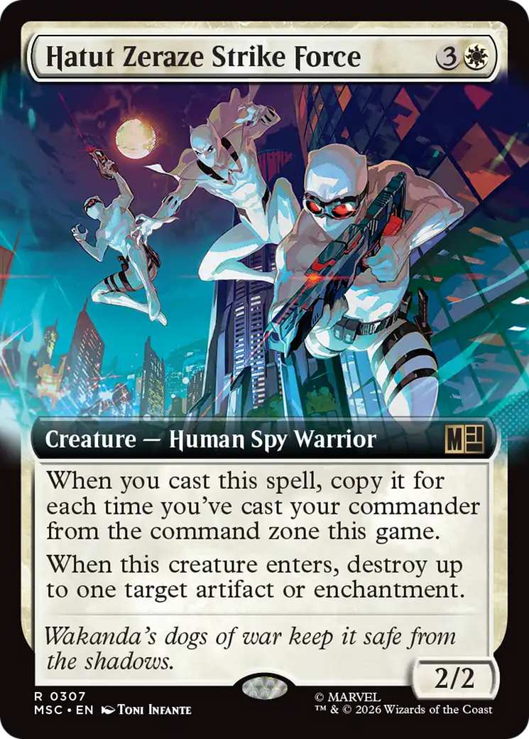 Hatut Zeraze Strike Force (Extended Art) [Marvel Super Heroes Commander] | Gate City Games LLC