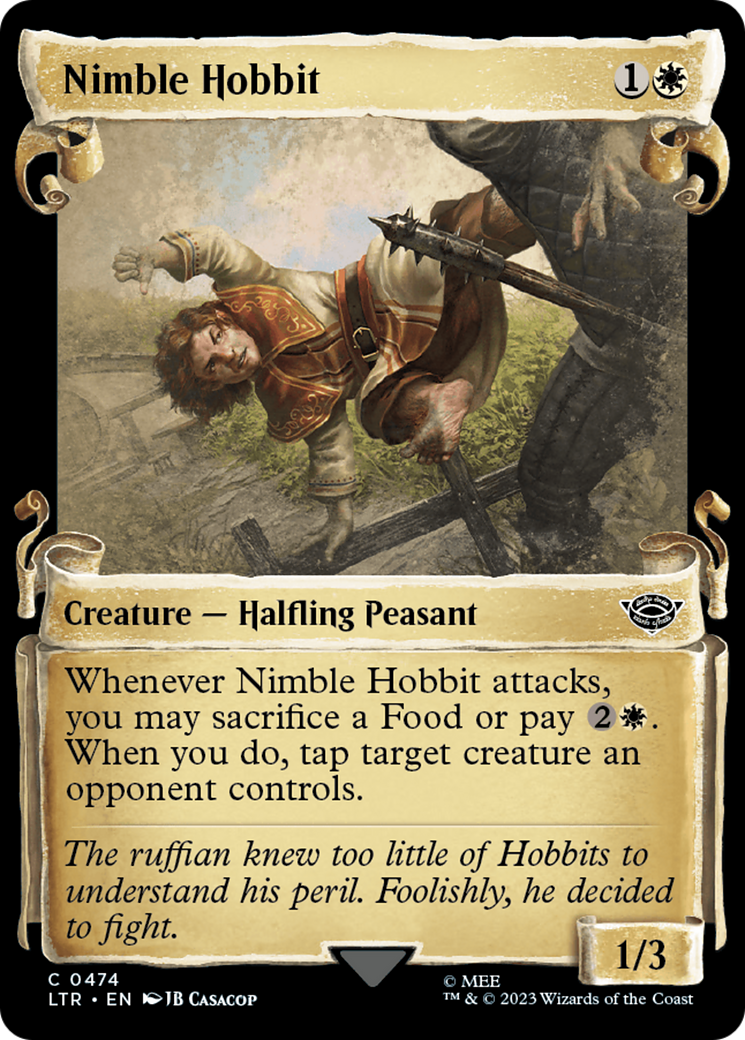 Nimble Hobbit [The Lord of the Rings: Tales of Middle-Earth Showcase Scrolls] | Gate City Games LLC