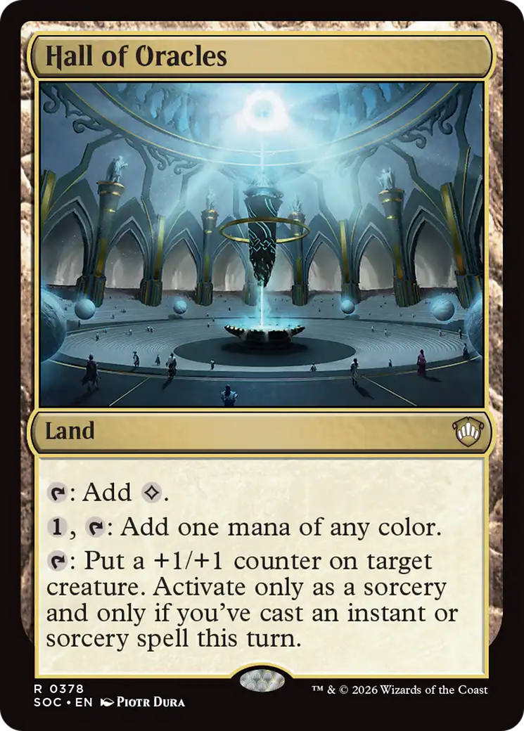 Hall of Oracles [Secrets of Strixhaven Commander] | Gate City Games LLC