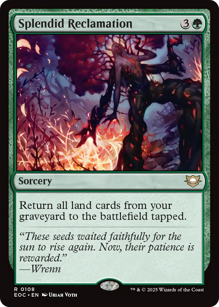Splendid Reclamation [Edge of Eternities Commander] | Gate City Games LLC
