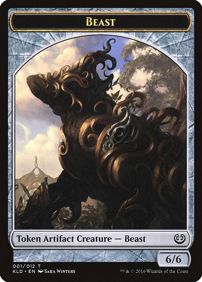 Beast Token [Kaladesh Tokens] | Gate City Games LLC