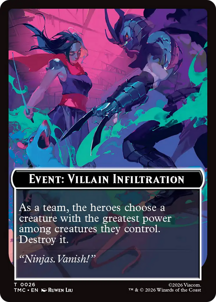 Event: Villain Infiltration [Teenage Mutant Ninja Turtles Commander Tokens] | Gate City Games LLC