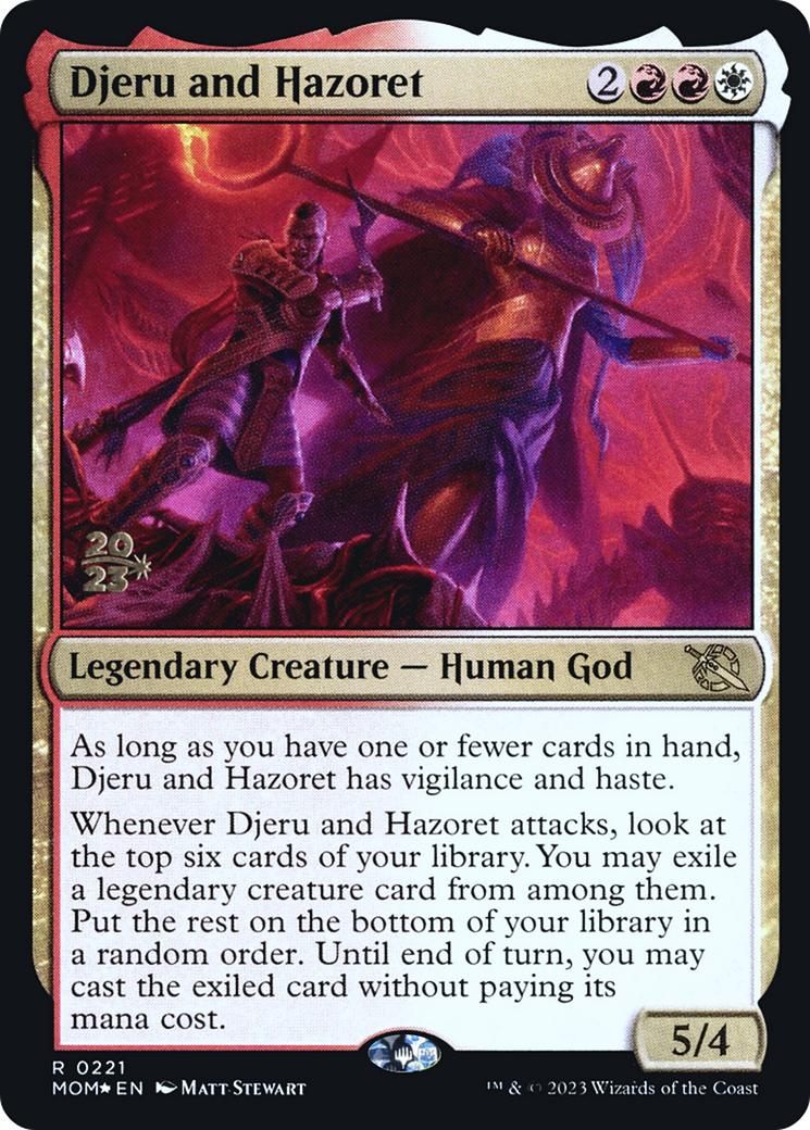 Djeru and Hazoret [March of the Machine Prerelease Promos] | Gate City Games LLC