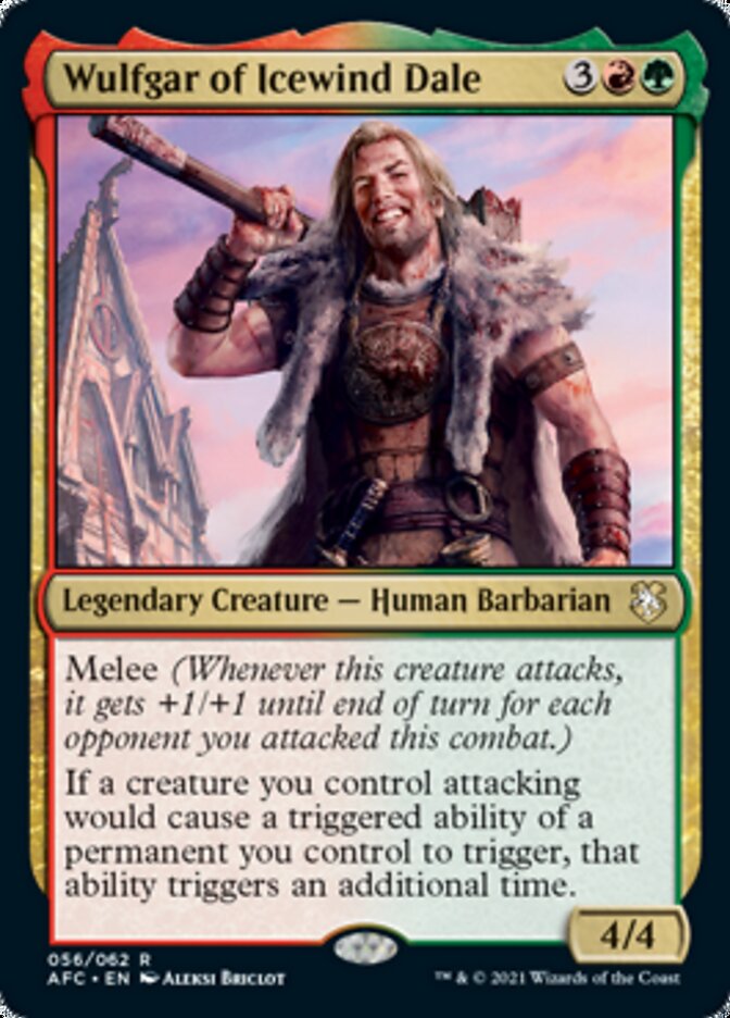 Wulfgar of Icewind Dale [Dungeons & Dragons: Adventures in the Forgotten Realms Commander] | Gate City Games LLC