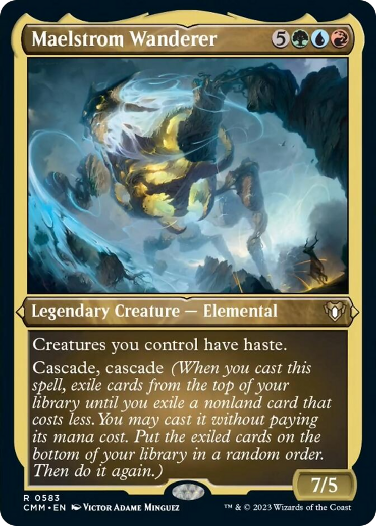 Maelstrom Wanderer (Foil Etched) [Commander Masters] | Gate City Games LLC