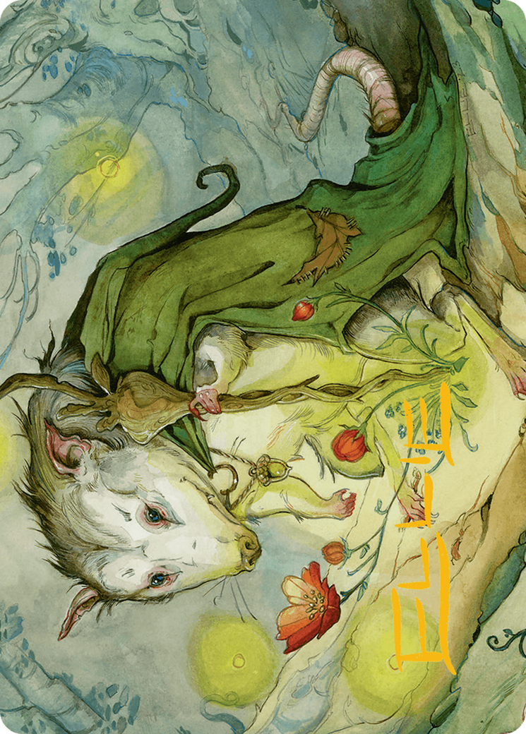 Tender Wildguide Art Card (Gold-Stamped Signature) [Bloomburrow Art Series] | Gate City Games LLC