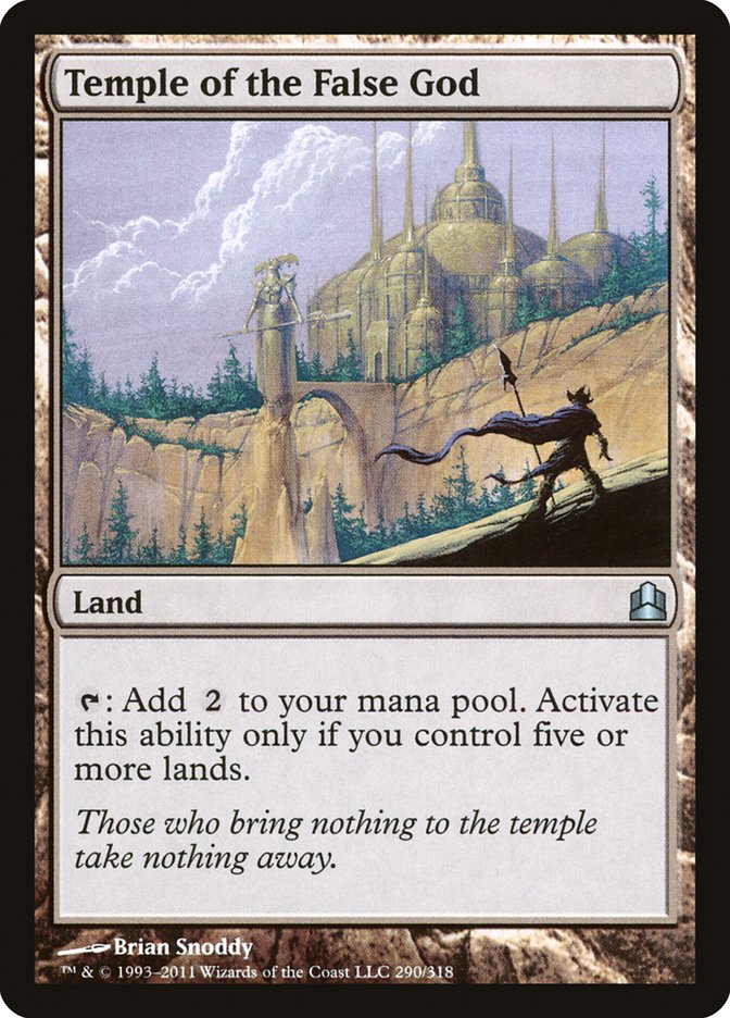 Temple of the False God [Commander 2011] | Gate City Games LLC