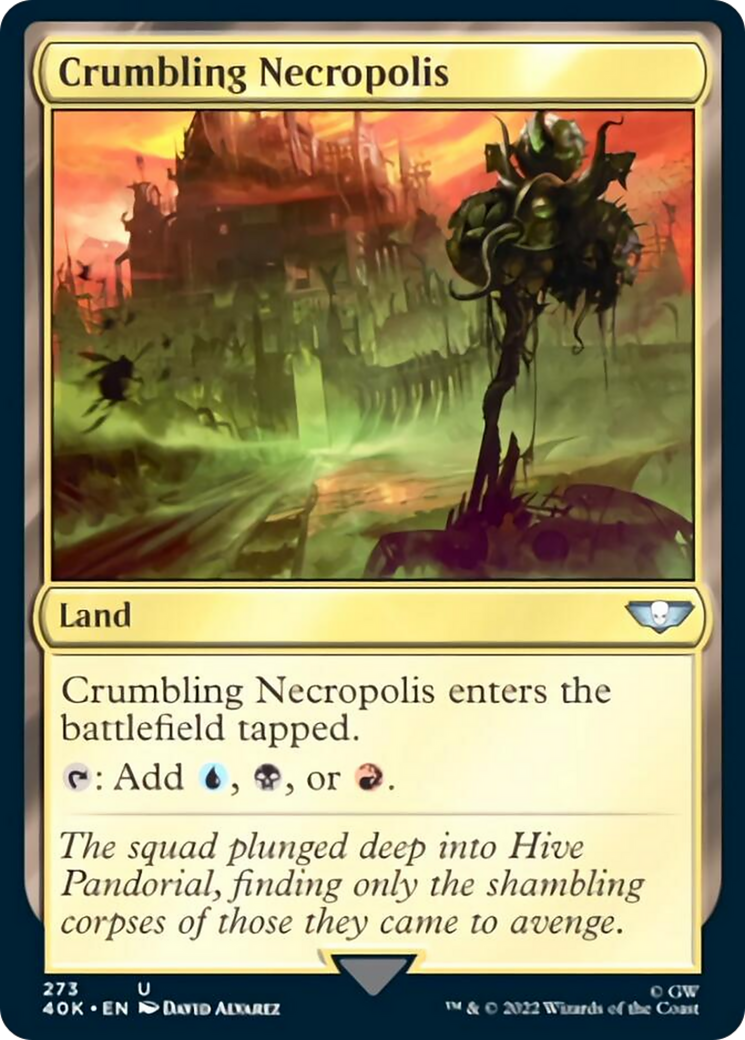 Crumbling Necropolis (Surge Foil) [Warhammer 40,000] | Gate City Games LLC