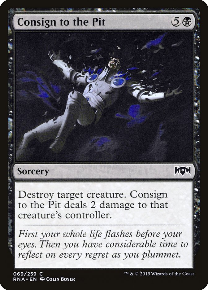 Consign to the Pit [Ravnica Allegiance] | Gate City Games LLC