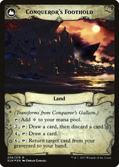 Conqueror's Galleon // Conqueror's Foothold [Ixalan Prerelease Promos] | Gate City Games LLC