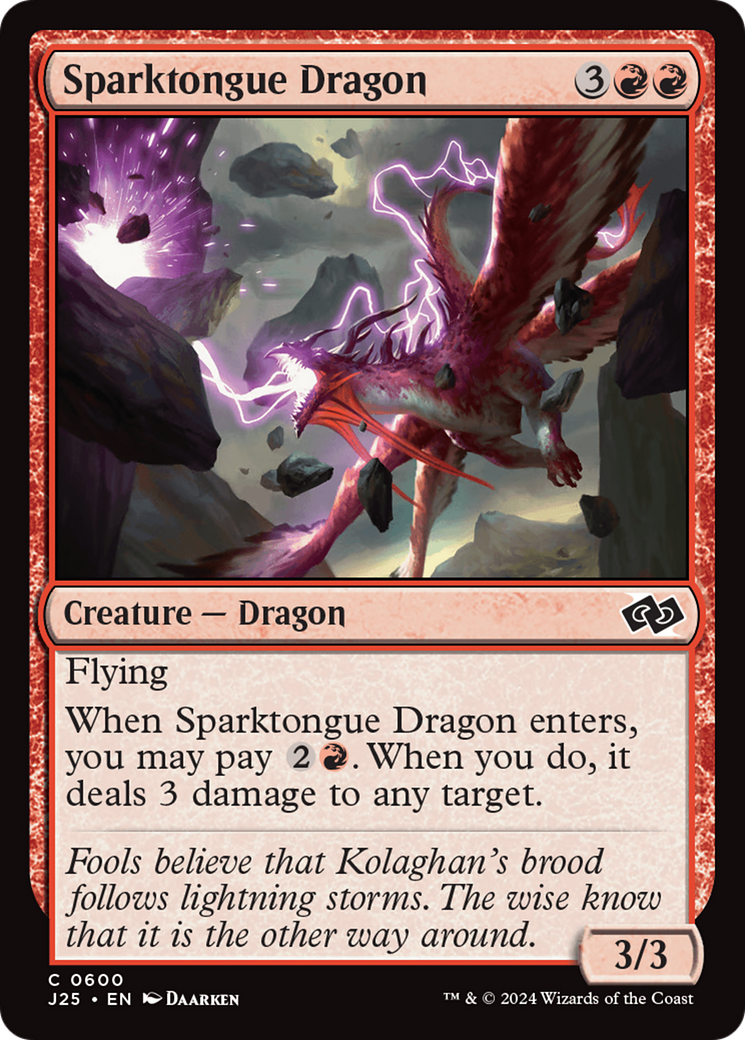Sparktongue Dragon [Foundations Jumpstart] | Gate City Games LLC