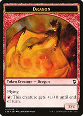 Dragon Egg // Dragon Double-Sided Token [Commander 2018 Tokens] | Gate City Games LLC