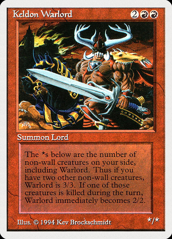 Keldon Warlord [Summer Magic / Edgar] | Gate City Games LLC
