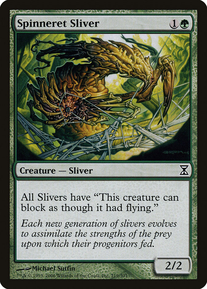Spinneret Sliver [Time Spiral] | Gate City Games LLC