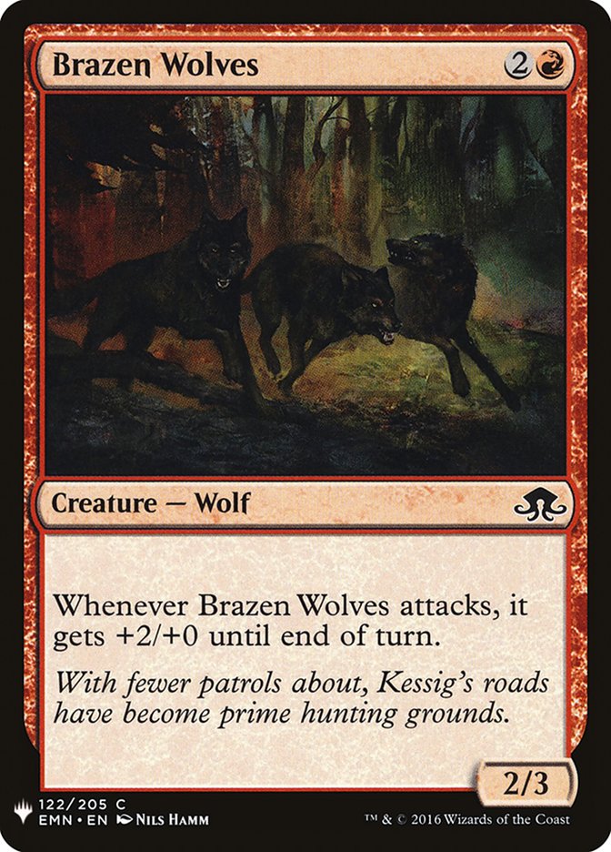 Brazen Wolves [Mystery Booster] | Gate City Games LLC