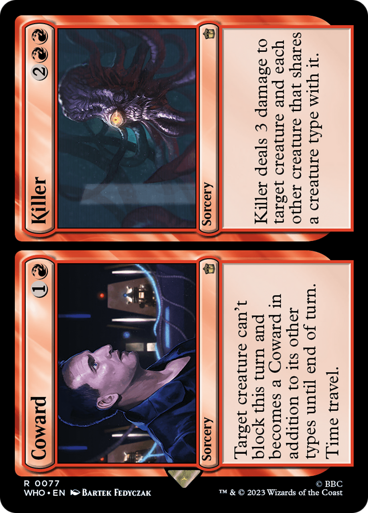Coward // Killer [Doctor Who] | Gate City Games LLC