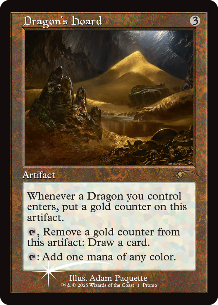 Dragon's Hoard (Retro Frame) [Wizards Play Network 2025] | Gate City Games LLC