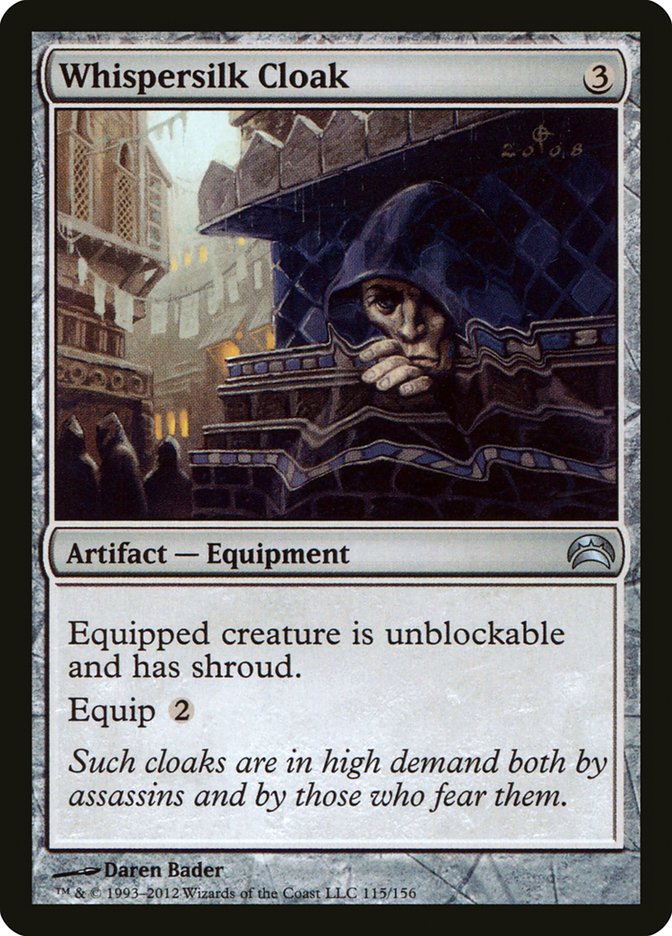 Whispersilk Cloak [Planechase 2012] | Gate City Games LLC