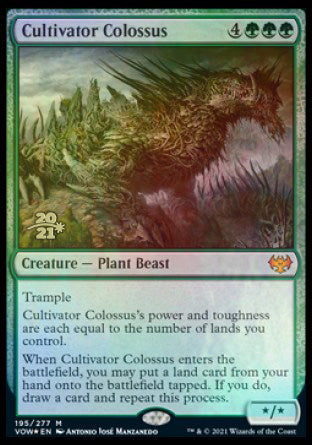 Cultivator Colossus [Innistrad: Crimson Vow Prerelease Promos] | Gate City Games LLC