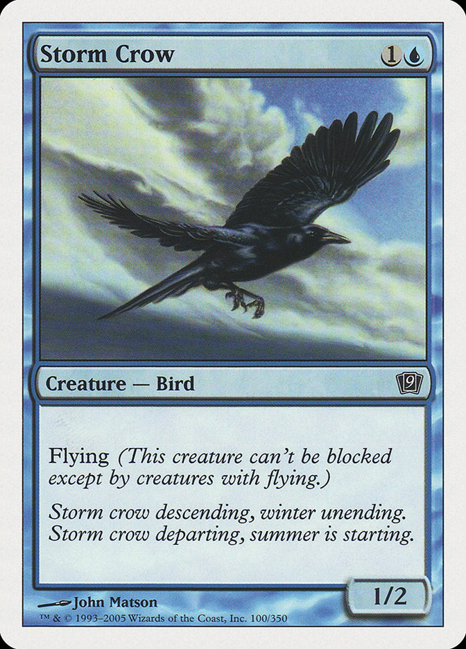 Storm Crow [Ninth Edition] | Gate City Games LLC