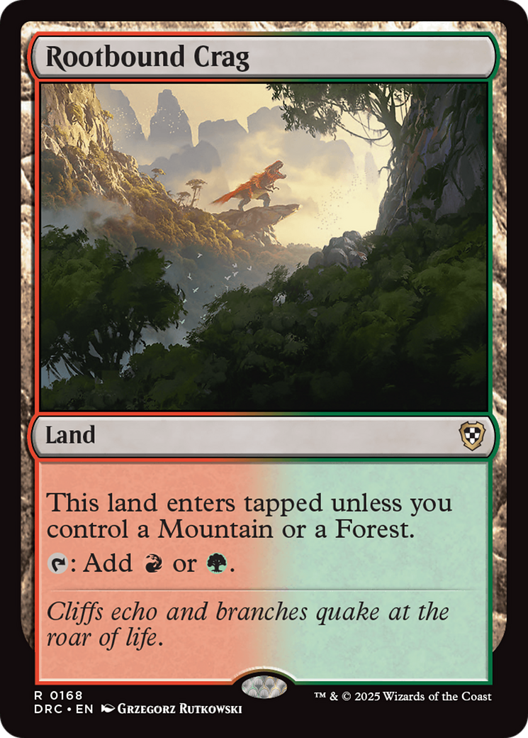 Rootbound Crag [Aetherdrift Commander] | Gate City Games LLC