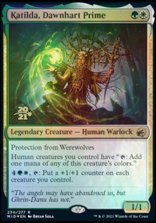 Katilda, Dawnhart Prime [Innistrad: Midnight Hunt Prerelease Promos] | Gate City Games LLC