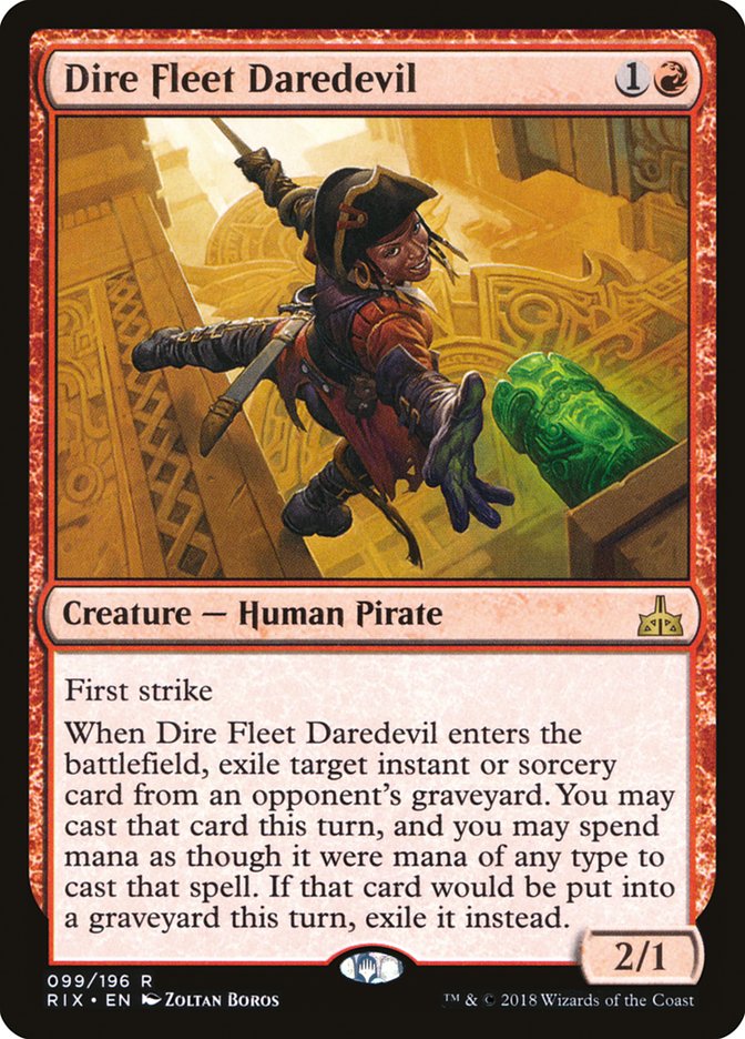 Dire Fleet Daredevil [Rivals of Ixalan] | Gate City Games LLC