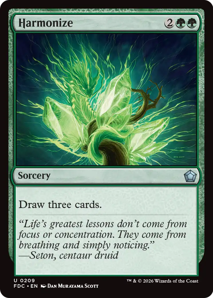 Harmonize [Foundations Commander] | Gate City Games LLC