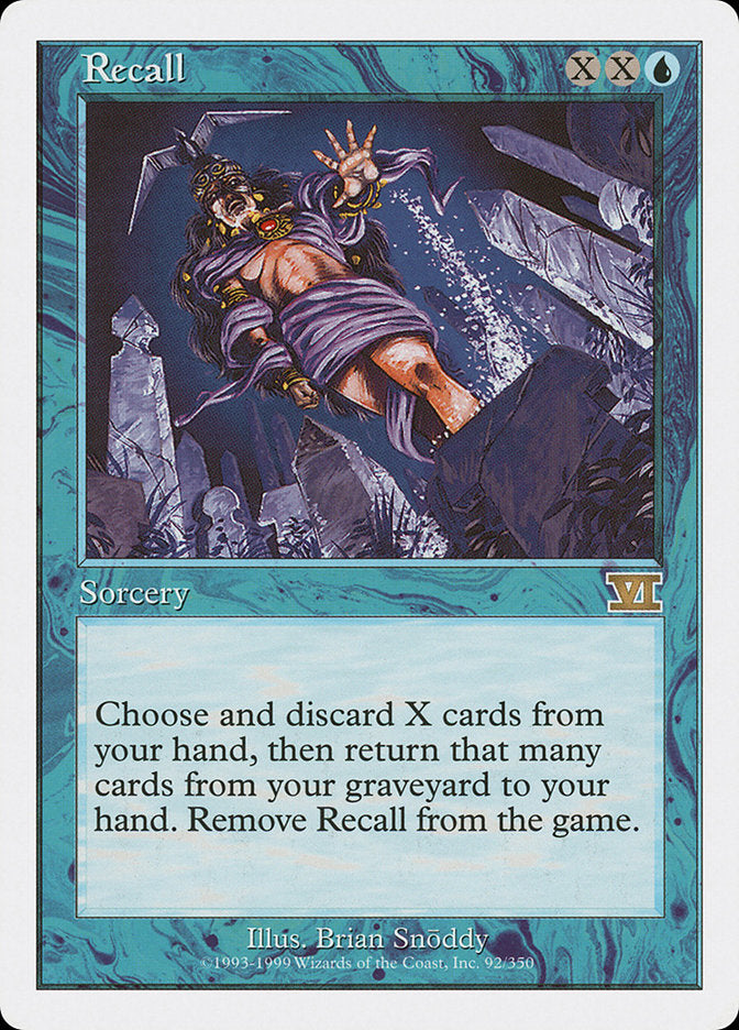 Recall [Classic Sixth Edition] | Gate City Games LLC