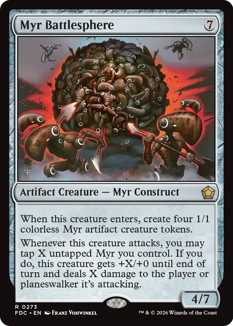 Myr Battlesphere [Foundations Commander] | Gate City Games LLC