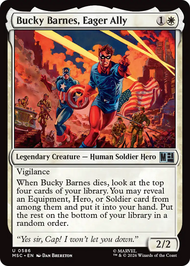 Bucky Barnes, Eager Ally [Marvel Super Heroes Commander] | Gate City Games LLC