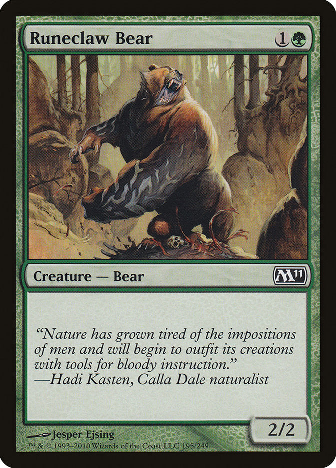 Runeclaw Bear [Magic 2011] | Gate City Games LLC