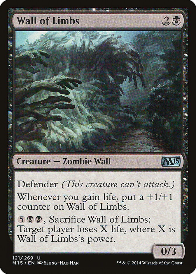 Wall of Limbs [Magic 2015] | Gate City Games LLC