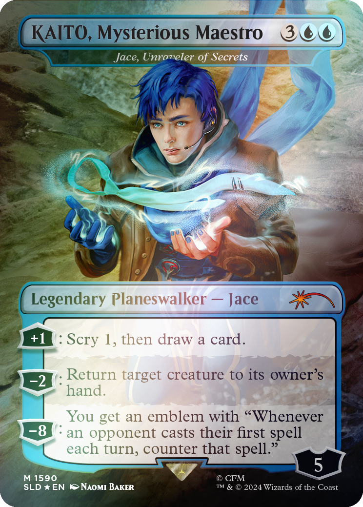 KAITO, Mysterious Maestro - Jace, Unraveler of Secrets (Rainbow Foil) [Secret Lair Drop Series] | Gate City Games LLC