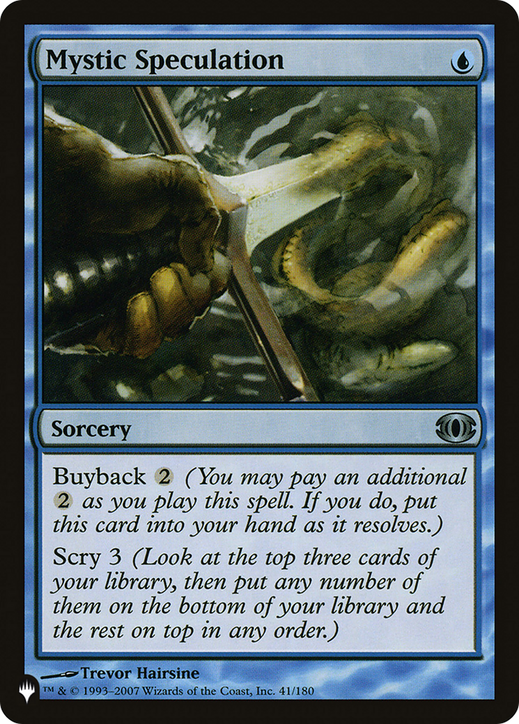 Mystic Speculation [The List] | Gate City Games LLC