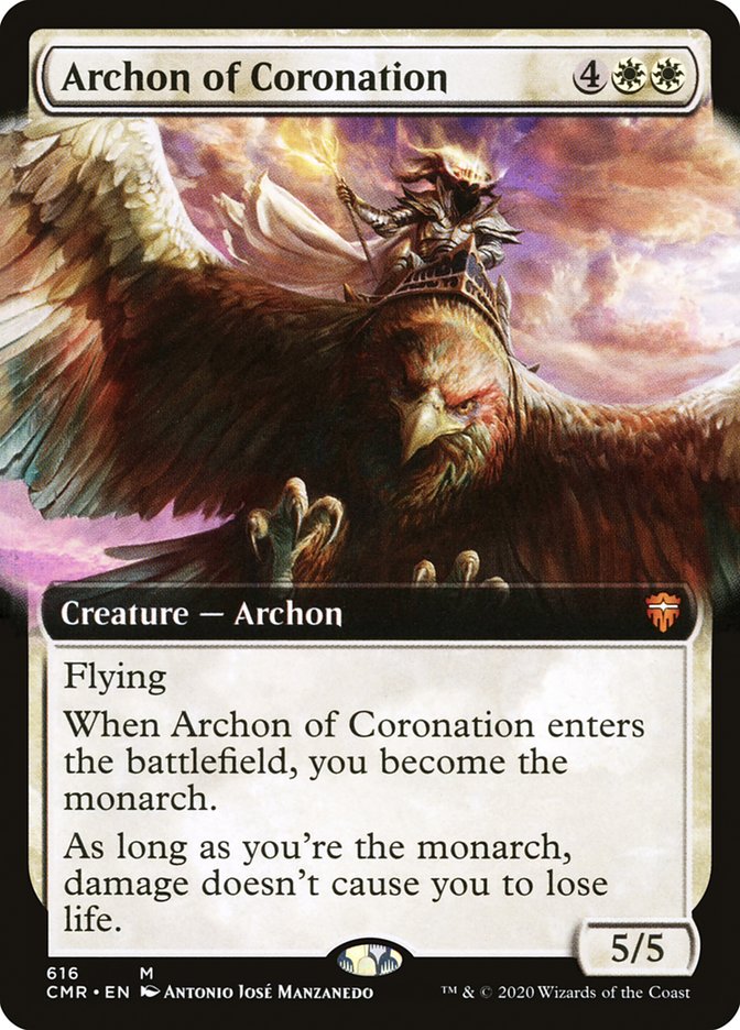 Archon of Coronation (Extended Art) [Commander Legends] | Gate City Games LLC
